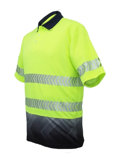 Picture of Bocini, Hi-Vis S/S Sublimated Reflective Polo